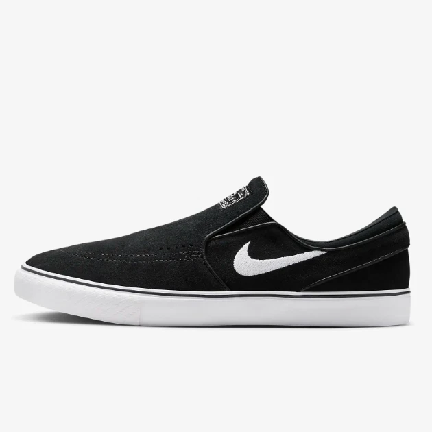 Nike, SB Janoski+ Slip, FN5893-001, (黑/白-黑-黑) 12 - 黑色/白色-黑色-黑色 - 查看 1