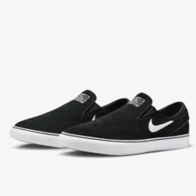 Nike, SB Janoski+ Slip, FN5893-001, (黑/白-黑-黑) 12 - 黑色/白色-黑色-黑色 - 查看 2