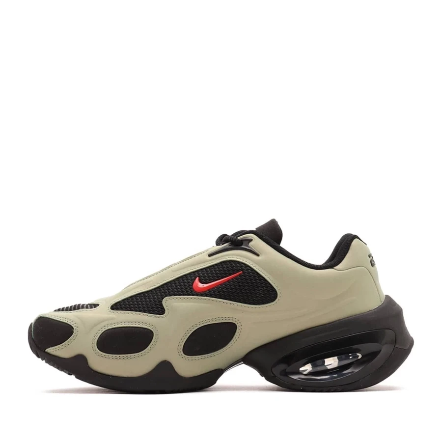 Nike , W Air Max Muse, FV1920-002, (BLACK/UNIVERSITY RED-OIL GREEN) 9 - Black/University Red-petroleum Green - View 1