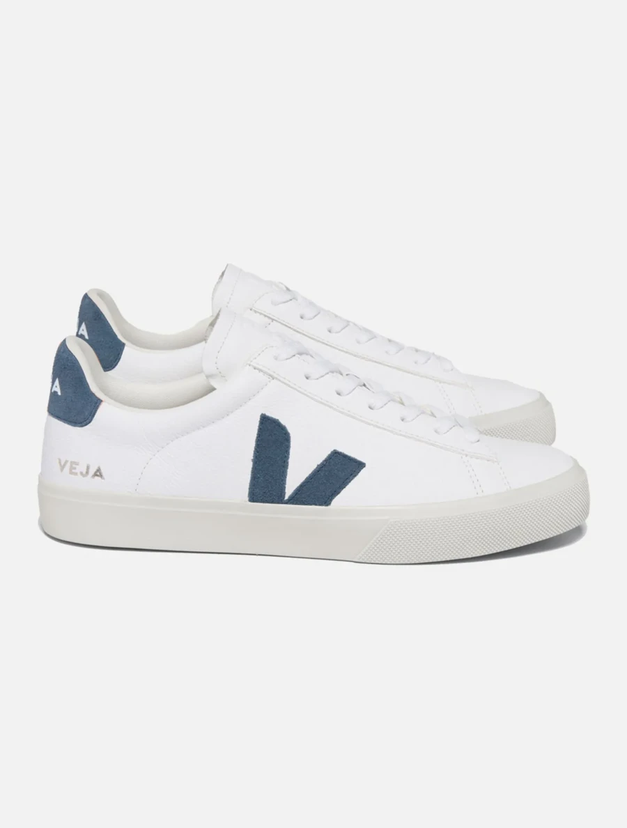 Veja CAMPO LEATHER WHITE CALIFORNIA - Blanco y azul - Ver 1