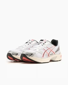 Asics Gel-1130 男女款运动鞋 轻便减震 透气网眼鞋面 防滑 灵活贴合 亲肤 易于清洁 运动健身 日常 白色沙漠红 1203A609-102 - 白色 - 查看 2