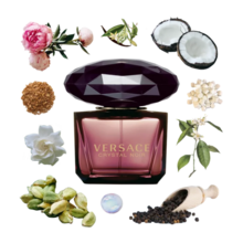 Versace Bộ quà tặng 4 món Crystal Noir (Xịt EDP 90ml + Sữa tắm & Sữa dưỡng thể 100ml + Túi đựng đồ vệ sinh cá nhân) dành cho nữ 3oz/90ml + 3.4oz/100ml * 2 + 1 món - Trong sáng - Xem 2
