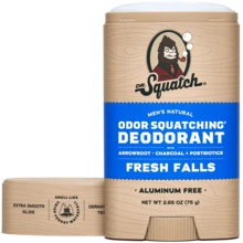 Dr. Squatch Fresh Falls 除臭剂 2.65 盎司/75 克 - 多樣化香型 - 查看 3