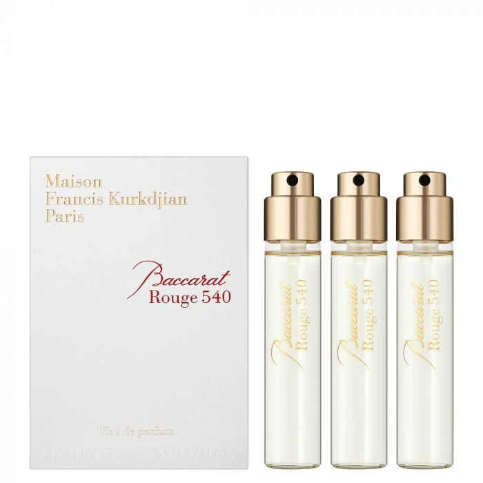 Maison Francis Kurkdjian 巴卡拉 Rouge 540 三件套 中性香水 (淡香精 0.37盎司*3) 0.37盎司/11毫升*3 - 多樣化香型 - 查看 1