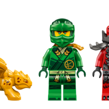 LEGO 乐高幻影忍者劳埃德的绿色森林巨龙 71829 – 可摆造型的巨龙玩具，含 2 个迷你人仔 | 适合 6 岁及以上儿童的角色扮演拼搭套装 | 收藏级奇幻战斗玩具，音乐/婚礼季礼物 - 彩色 - 查看 4