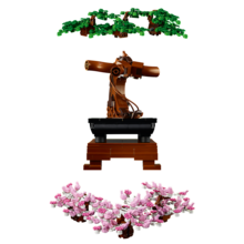 LEGO Icons 盆景树 10281 – 可拼装植物套装，创意家居装饰，适合 18 岁及以上成年人的放松礼物，音乐/婚礼季礼物 - 彩色 - 查看 3