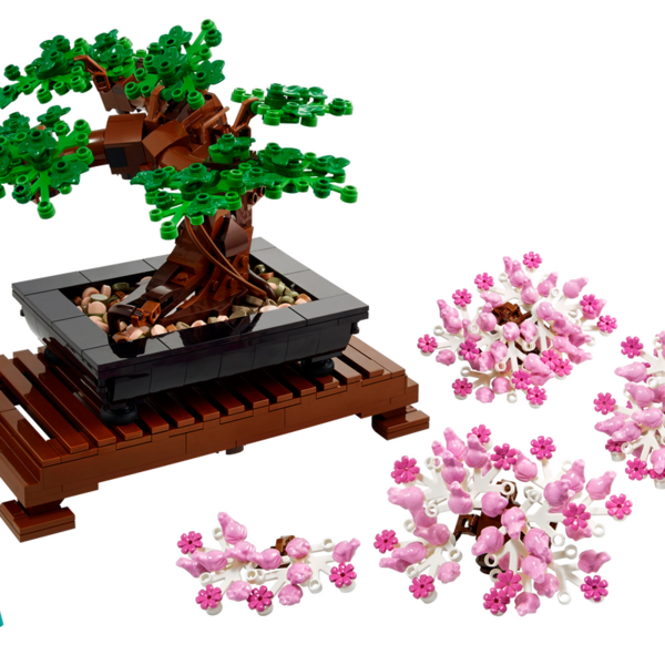 LEGO Icons Bonsai Tree 10281 – Buildable Botanical Collection Set, Creative Home Decor, Relaxing Gift For Adults Ages 18+, Valentine's Day Gift