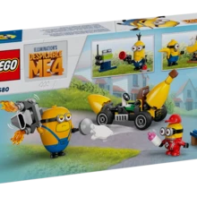 LEGO Bộ đồ chơi xe chuối 4 bánh 75580 - Bộ lắp ráp sáng tạo với 4 bánh, động cơ có thể tháo rời và phụ kiện, nhạc chủ đề mùa cưới, món quà thú vị cho trẻ em từ 6 tuổi trở lên. - Nhiều màu - Xem 8