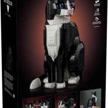 LEGO Ideas Tuxedo Cat 21349 – 可拼装猫模型，细节逼真，创意展示玩具，收藏家之选，18岁以上爱猫人士的潮流礼物，音乐/婚礼季礼物 - 彩色 - 查看 7