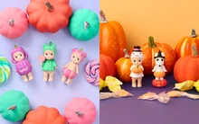 SONNY ANGEL Pumpkin Patch Series - Mystery Mini Figure Blind Box, Halloween Pumpkin-Themed Cute Collectible Decor, Festival Gift, 100% Authentic (Single Blind Box), Vacation Day Gift - Pumpkin Patch Series - View 6