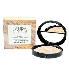 Laura Geller Baked Balance-N-Brighten 色彩校正粉底液 0.32 盎司/9 克 - Fair - 查看 6