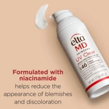 EltaMD UV Clear Facial Sunscreen SPF 46 1.7oz/48g Oil- Free With Zinc Oxide, Dermatologist Recommended Girlfriend Wife Mother Friend Boyfriend Husband Father Brother Birthday Graduation Party Travel Camping Outdoors School Campus Trip Festivals Anniversary Office Winter Christmas Special Occasions, Party - Multicolor - View 4