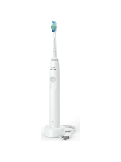 PHILIPS 1100 Series Sonic Electric Toothbrush White 1 Count - For Daily Oral Care,Deep Cleaning With Ergonomic Handle, Soft Brush Head For Women Girls,Men Boy, Mother,Girlfriend, Wife, Friend, Boyfriend, Husband, Father, Brother Suitable For Birthday,Party,Office,Gift