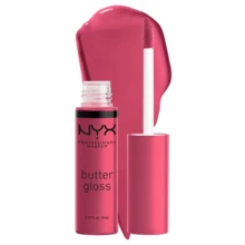 NYX Butter Gloss 32 草莓起司蛋糕 0.27oz/8ml – 甜美粉色調高光澤唇彩，不黏膩奶油質地，打造柔嫩雙唇，適合女性的專業唇妝，日常穿搭與約會之夜的理想選擇 - Strawberry Cheesecake (BLG32) - 查看 2