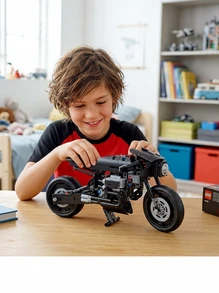 LEGO DC Comics The Batman Batcycle 42155 – Buildable Motorcycle With Batman Figure, Action-Packed Display Model, Trending Gift For Kids Ages 9+, Birthday/Holiday Season Gift - Multicolor - View 7