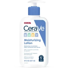 CeraVe Baby Moisturizing Lotion 16oz/473ml,8oz/237ml – Formulated With 3 Essential Ceramides And Vitamin E, Skin Barrier Support For Infants And Toddlers, Fragrance Free, Dye Free, Eczema Association Accepted, Daily Hydration For Sensitive Skin - Multicolor - View 7