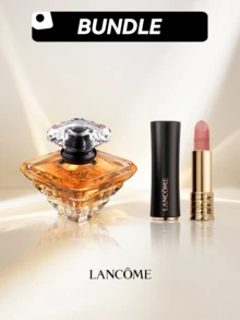 Lancôme 【香水套装】Tresor 女士香水喷雾+L'Absolu Rouge Drama 哑光唇膏 EDP+217 Nude Shot 香水（100毫升）+0.12盎司/3.4克 - 多樣化香型 - 查看 1