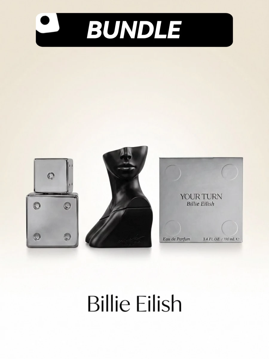 Billie Eilish 【香水套装】Your Turn 中性淡香精喷雾+2号女士淡香精 3.4盎司/100毫升*2 - 電子資料處理 - 查看 1