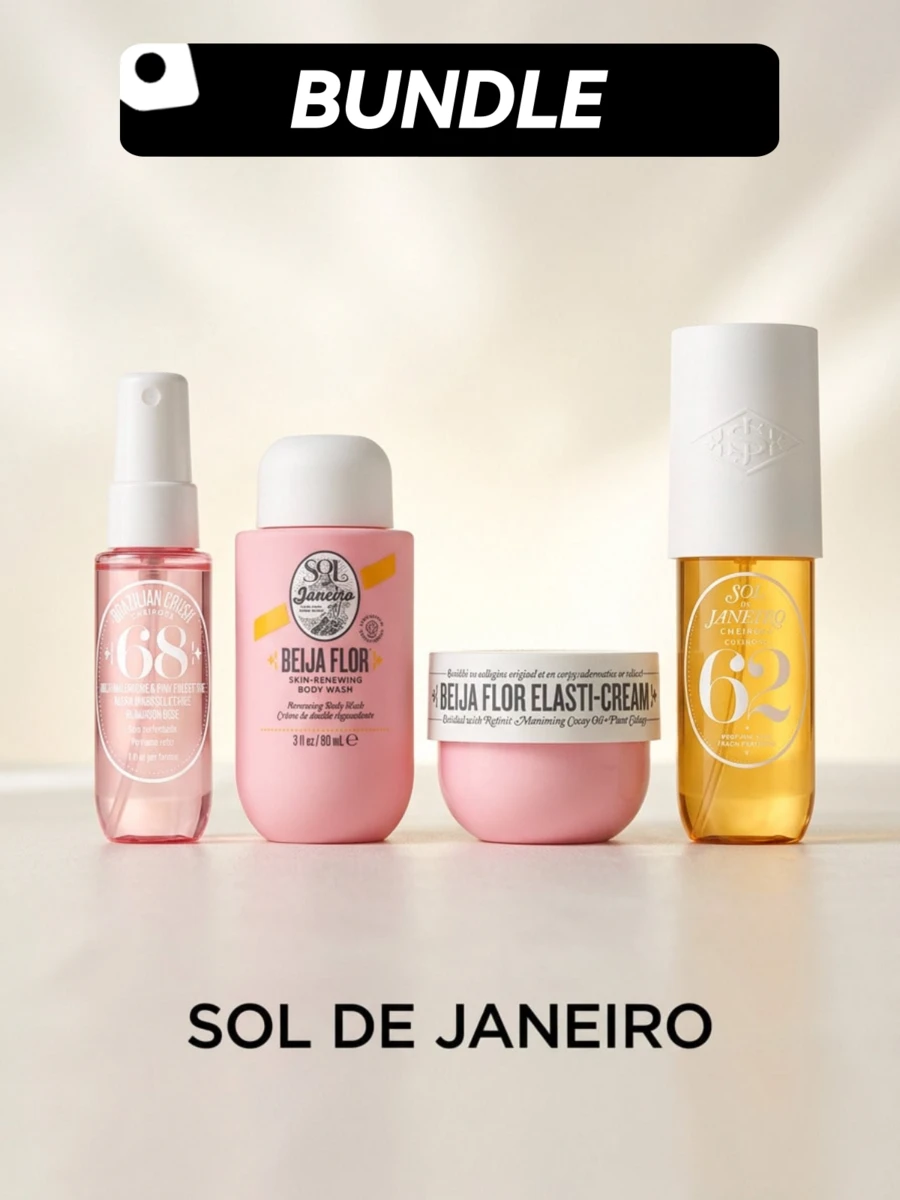 Sol de Janeiro 【个人护理套装】Beija Flor Elasti 三件套(润肤霜 50ml + 焕肤沐浴露 90ml + 巴西之恋 Cheirosa 68 香水喷雾 30ml)男女通用 + Cheirosa 62 女士香水喷雾 1.7盎司/50毫升 + 3盎司/90毫升 + 1盎司/30毫升 + 8.1盎司/240毫升 - 香氛噴霧 - 查看 1