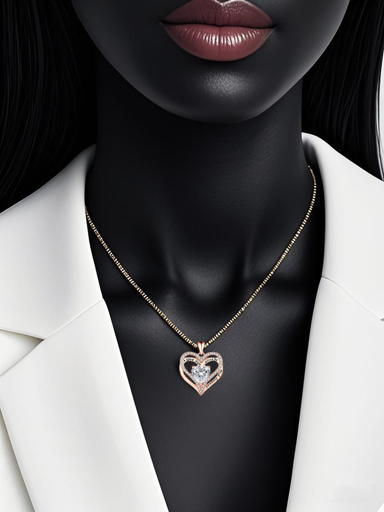 2PCS Forever Love Heart Necklaces For Women Mother s Day Wedding Anniversary Birthday Gift For Wife With Birthstone Pendant Mother s Day Jewelry Gift p 55636920