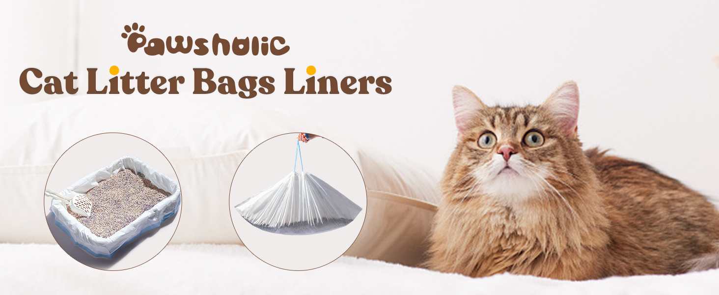 1 Roll Of 10 Cat Litter Box Liners With Drawstring No Need To Clean The Litter Box 5 Wire Thickened Plastic Bags Pet Litter Box Cleaning Tools Cat Litter Box Liners Pet Cleaning Supplies p 55433194