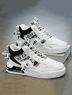 Men Fashionable Skateboard Shoes Comfortable Non Slip Casual Lace Up Sneakers Suitable For Men Outdoor Activities Unisex Design p 41300989