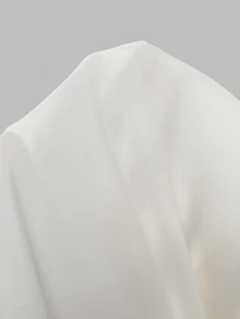 SHEIN 女童秋季/聖誕棕色與白色長袖洋裝，休閒可愛優雅百搭兒童服飾，大童女孩日常穿著校園派對 - 棕色 - 查看 6
