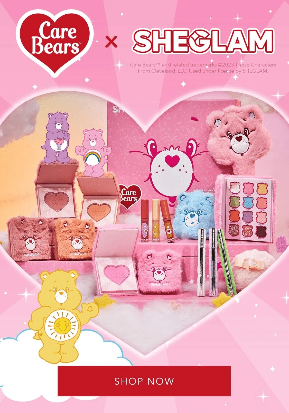 Care Bears Makeup Palette: 3 Colorful SHEGLAM Eye Looks 2026