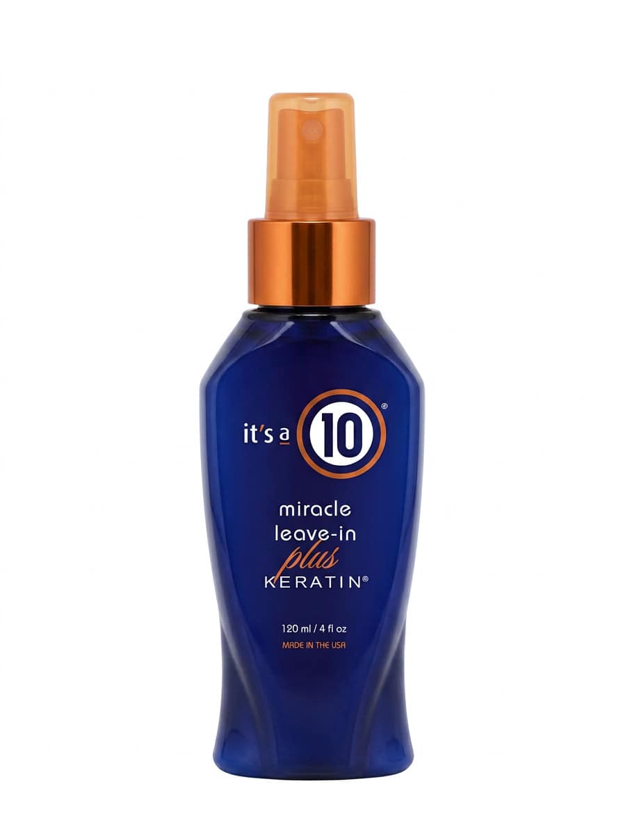 It's A 10 Kem dưỡng tóc không cần xả Miracle Leave-In Plus Keratin 120ml, cấp ẩm sâu. Thích hợp cho bạn gái, vợ, mẹ, bạn bè, người yêu, chồng, cha, anh trai, sinh nhật, tốt nghiệp, tiệc tùng, du lịch, cắm trại, hoạt động ngoài trời, trường học, chuyến đi dã ngoại, lễ hội, kỷ niệm, văn phòng, mùa đông, Giáng sinh, các dịp đặc biệt, tiệc tùng. - Nhiều màu - Xem 1