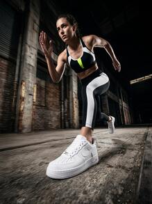 Nike Air Force 1 男款休閒鞋 輕量緩震 透氣舒適 厚底 Logo 親膚 百搭 日常健身通勤街頭穿搭旅行校園 白色 DD8959-100 - 白色 - 查看 3