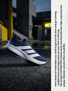 Adidas 阿迪达斯 DURAMO RC2 男女通用跑步鞋，轻盈透气网眼鞋面，缓震减震，防滑外底，高支撑，柔软内衬，易于穿脱，适合跑步、健身训练、日常通勤、运动场等场合，海军蓝 JQ8077 - 海軍藍 - 查看 2