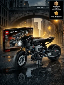 LEGO DC Comics The Batman Batcycle 42155 – Buildable Motorcycle With Batman Figure, Action-Packed Display Model, Trending Gift For Kids Ages 9+, Birthday/Holiday Season Gift - Multicolor - View 1