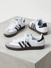 Adidas Campus 女款運動鞋 柔軟輕量透氣 訓練運動鞋 黑色 B75806 - 黑白 - 查看 4