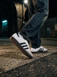 Adidas Campus 女款運動鞋 柔軟輕量透氣 訓練運動鞋 黑色 B75806 - 黑白 - 查看 3