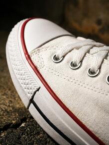 Converse Chuck Taylor All Star 低帮女式运动鞋 Cusal Campus 鞋休闲软底系带舒适户外运动鞋 M7652C - 白色 - 查看 6