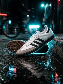 Adidas Campus 女款運動鞋 柔軟輕量透氣 訓練運動鞋 黑色 B75806 - 黑白 - 查看 5