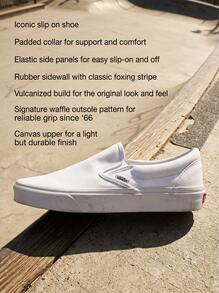 Vans UA Classic Slip-On - White - View 2