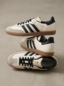 Adidas Samba Hi Og Women Sneakers Lightweight Breathable Cushioned Daily Casual White ID0478 - beige and black - View 5