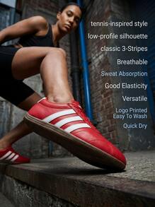 Adidas Grand Court Hi Td 女款運動鞋 透氣 百搭 戶外運動 白色 JQ9691 - 紅色/白色 - 查看 2