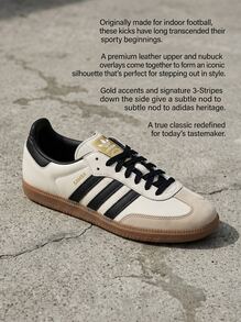 Adidas Samba Hi Og Women Sneakers Lightweight Breathable Cushioned Daily Casual White ID0478 - beige and black - View 3