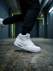 Nike Hi Td 男款運動鞋，輕量透氣，多功能戶外運動，白色 BQ4212-101 - 白色 - 查看 3