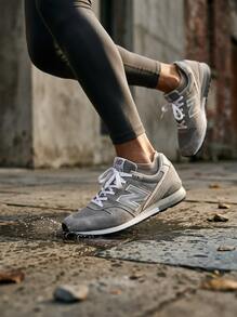 New Balance Hi Og 女款運動鞋 輕量透氣 緩震 日常休閒 灰色 CM996GR2 - 灰色 - 查看 7