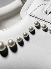 Stuart Weitzman 女款運動休閒鞋 柔軟輕量透氣 訓練運動鞋 黑色 SJ850_WHT - 白色. - 查看 6