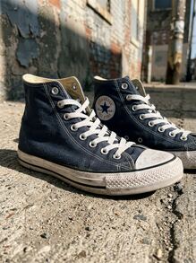 Converse Chuck Taylor All Star 女款高筒運動鞋 舒適柔軟休閒戶外穿著 黑色 M9622C - 海軍 - 查看 5