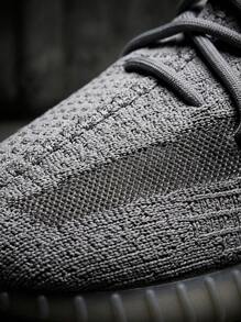Adidas Yeezy 女款運動鞋 針織輕量透氣 緩震 日常休閒 灰色 If3219 - 灰色 - 查看 6