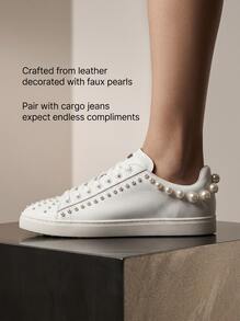 Stuart Weitzman 女款運動休閒鞋 柔軟輕量透氣 訓練運動鞋 黑色 SJ850_WHT - 白色. - 查看 2