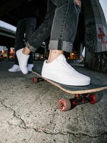 Vans Old Skool 女款運動鞋，輕量透氣緩震，適合戶外跑步，黑色 VN000D3HWOO - 白色 - 查看 5