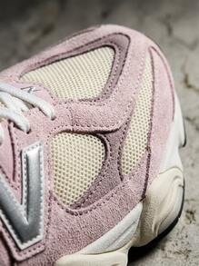 New Balance 9060 女款運動鞋 輕量透氣 緩震 戶外跑步 黑色 GC9060BE - 粉紅紫色 - 查看 6