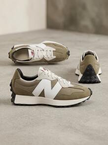 New Balance 327 Hi OG 女款運動鞋，輕量透氣緩震，日常休閒，白色 U327SBC - 菇 - 查看 4