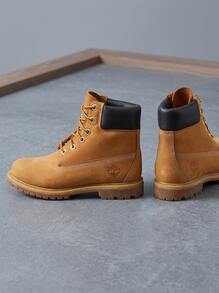 Timberland 6英吋女款運動鞋 防滑支撐柔軟戶外慢跑鞋 黃色 TB010361 - 中黃色 - 查看 4